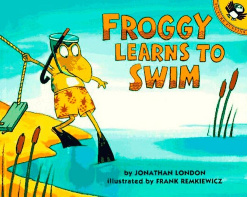 "Froggy Learns to Swim" book cover