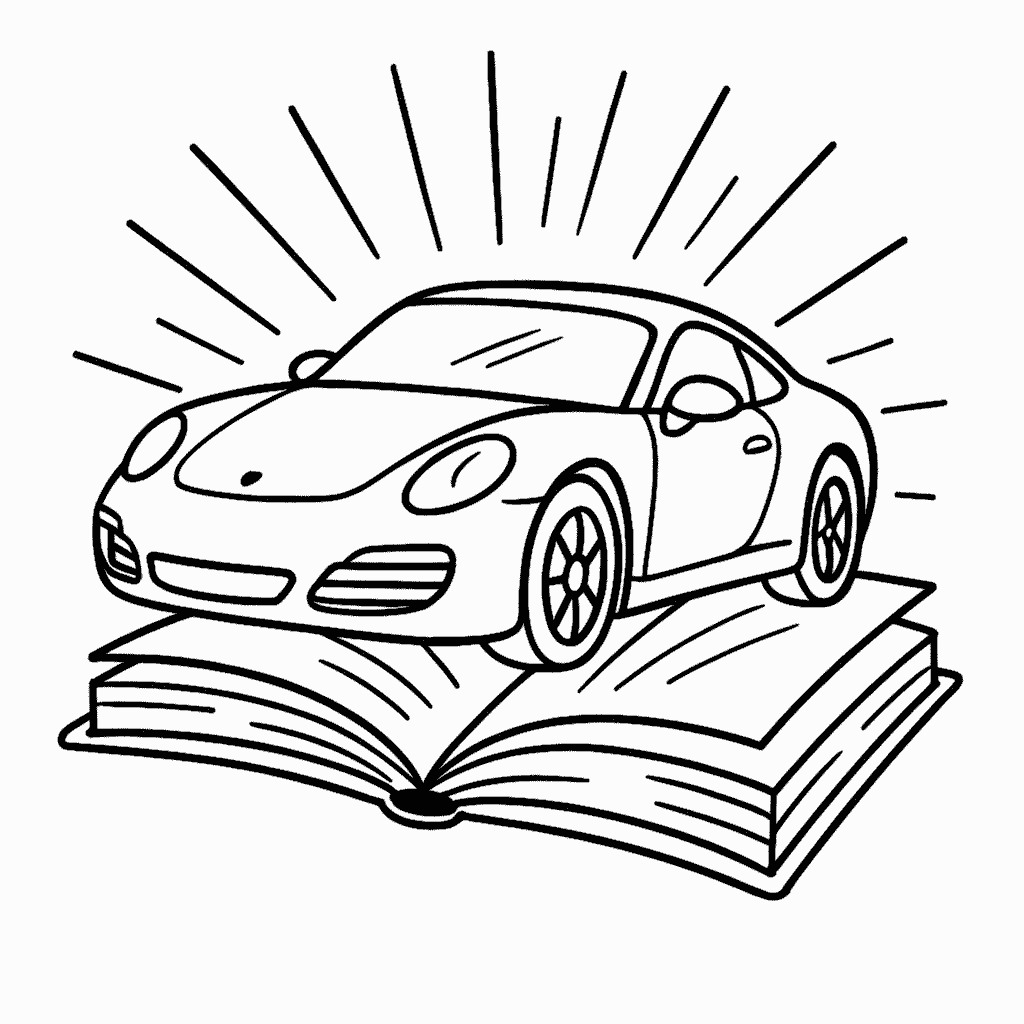 Coloring Sheet - Sports Car