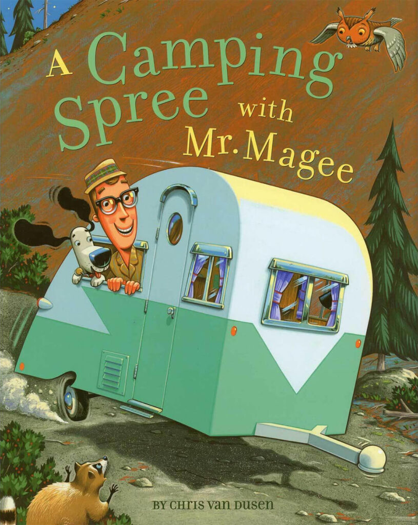 "A Camping Spree with Mr. Magee" book cover