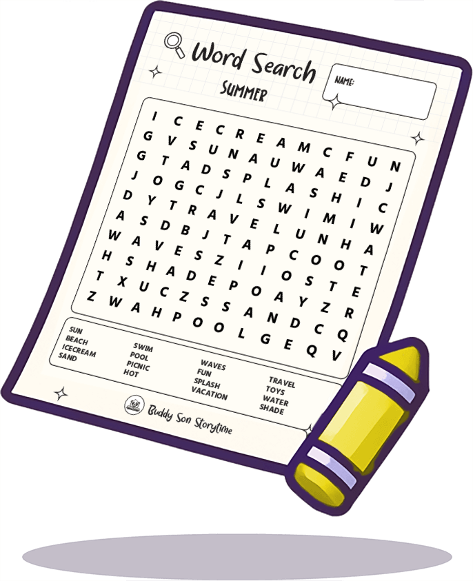 Word Search - Summer