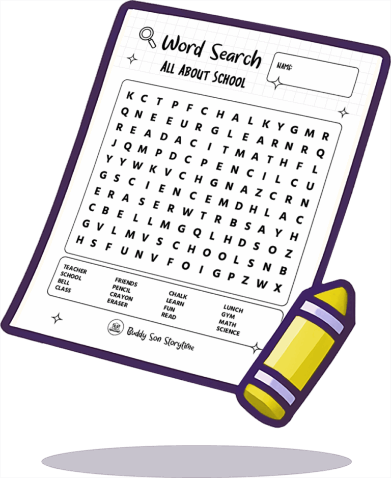 Word Search - All About School