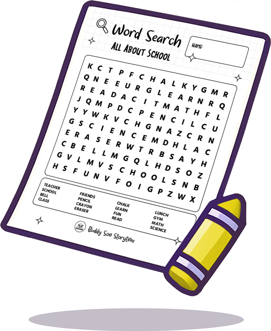 Word Search - All About School