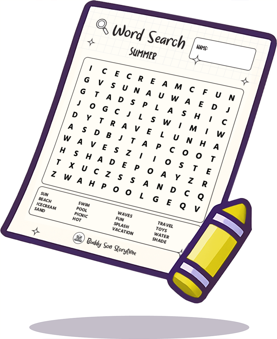 Word Search - Summer
