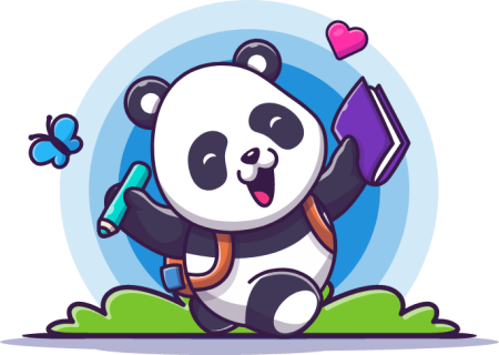 Panda with activities